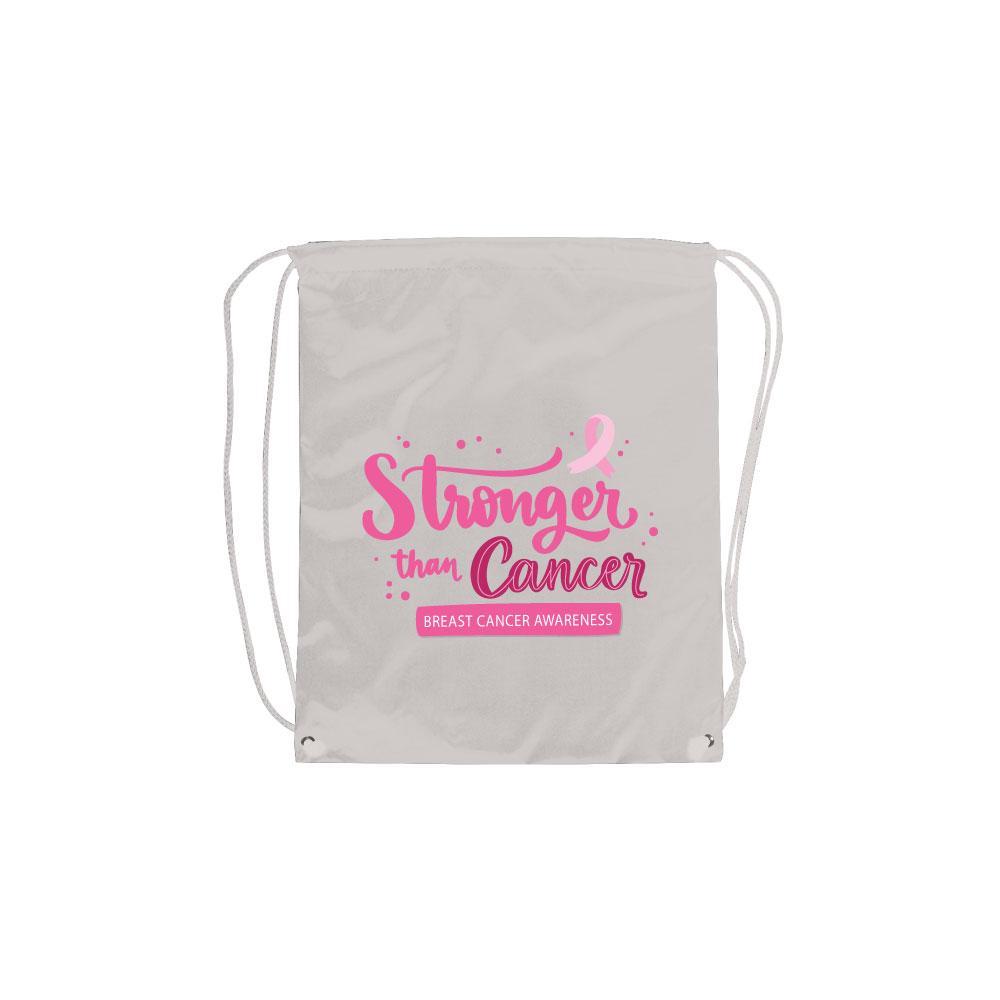 Buy Personalized String Bags with Breast Cancer Awareness Logo Online